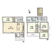 桜丘戸建の間取り画像