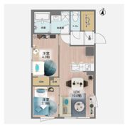ウェルスクエア方南町Ⅱの間取り画像