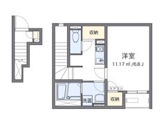 クレイノワイズ南馬込Ⅱアネックスの間取り画像