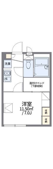 レオパレスサンシャイン桜台の間取り画像