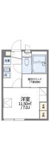 レオパレスサンシャイン桜台の間取り画像
