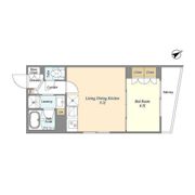 ウェルスクエアイズム恵比寿の間取り画像