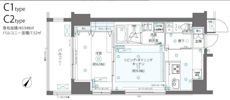 ZOOM日本橋浜町の間取り画像