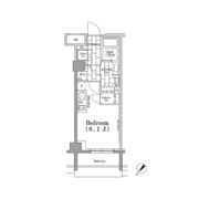 ONE ROOF FLAT TSUKISHIMAの間取り画像
