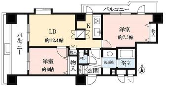 ドゥーエ練馬の間取り画像