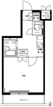ルーブル新中野の間取り画像