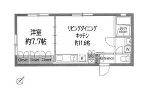 ミレドゥーエ下北沢Ⅱの間取り画像