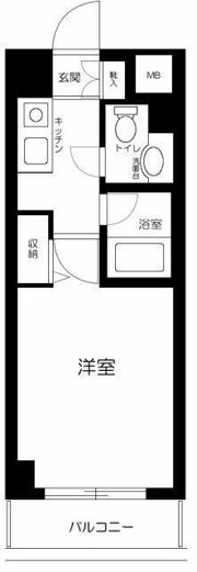 メゾン・ド・ヴィレ市ヶ谷の間取り画像