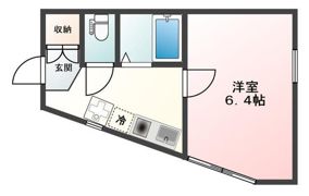 Glanffice不忍st．の間取り画像