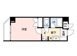 エーシーフィールズの間取り画像