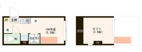 ハーモニーテラス早宮Ⅱの間取り画像
