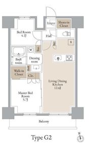 JMFレジデンス浅草橋三丁目の間取り画像