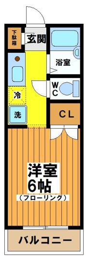 メゾンクズウの間取り画像