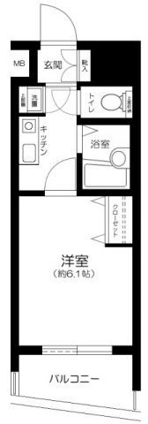 エクセリア代々木の間取り画像