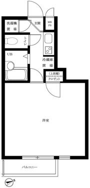 ルーブル中馬込壱番館の間取り画像