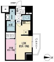 リビオレゾン上野入谷ザ・テラスの間取り画像