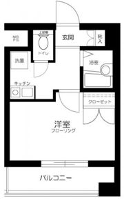 ヴェルステージ恵比寿の間取り画像