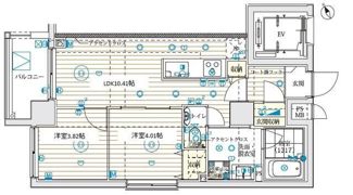 B CITY 高田馬場 ALIVIEの間取り画像