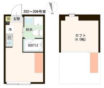 ハーモニーテラス下井草Ⅲの間取り画像