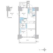 ルフォンプログレ門前仲町プレミアの間取り画像