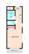 メゾンラベンダー8番館の間取り画像