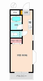 メゾンラベンダー8番館の間取り画像