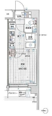 プレール・ドゥーク南品川の間取り画像