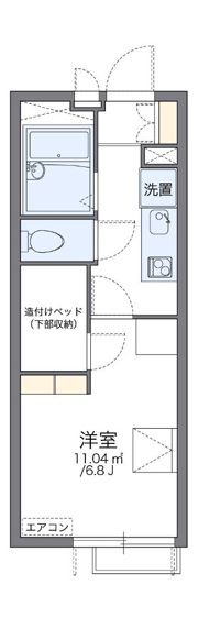 レオパレス大井の間取り画像