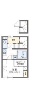 レオパレスプレアマールの間取り画像