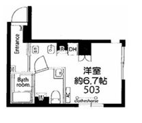 アヴァンタージュ恵比寿の間取り画像