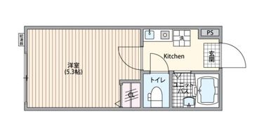 アーバングレイス五反野Ⅰの間取り画像