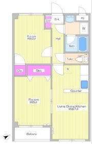 ブランドール高麗（コウマ）の間取り画像