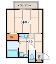 ユアーズBの間取り画像