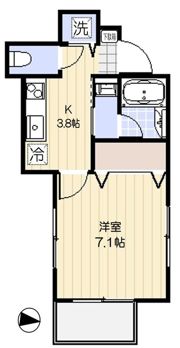 クレール蒲田の間取り画像