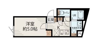 アズール世田谷の間取り画像