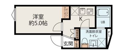 アズール世田谷の間取り画像