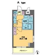 カスタリア新富町の間取り画像