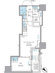 パークアクシス東日本橋の間取り画像