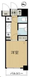 トーシンフェニックス田町の間取り画像