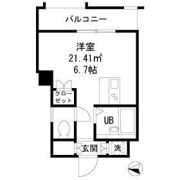 ダイヤモンドレジデンス新宿の間取り画像