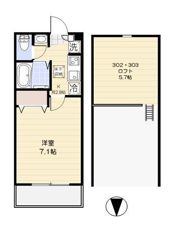 ReQAM大森町の間取り画像