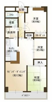 エクセレント熊谷の間取り画像