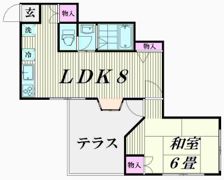 ヤマシタハウスの間取り画像