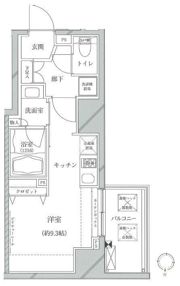 クレイシア亀戸の間取り画像