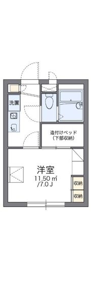 レオパレス八千代の間取り画像