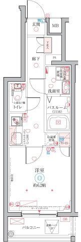 クレヴィスタ大塚の間取り画像