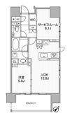 ディームス渋谷本町の間取り画像