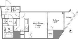 nido蔵前Residenceの間取り画像