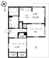 ドミールMAの間取り画像