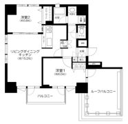 ヴェル・クレール勝どきの間取り画像